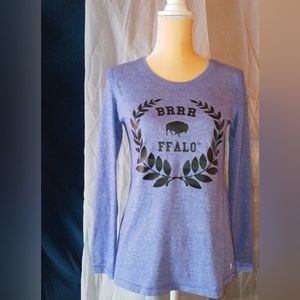 Womens Long sleeve workout tee shirt from Buffalo, NY